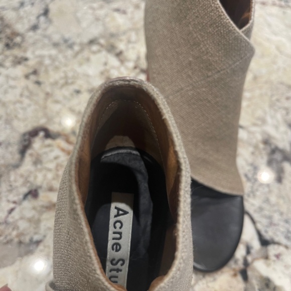 Acne Studios Canvas D'Orsay Pumps, Size 37/US 7 - Picture 6 of 13